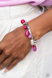 Glimpses of Malibu Pink Paparazzi Fashion Fix Set All Eyes On U 