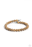 Sinuous Stones - Brown Paparazzi Bracelet