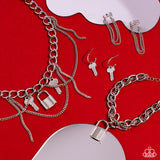 Magnificent Musing Silver Paparazzi Fashion Fix Set-January 2024
