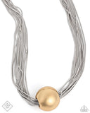 Sizzling Strands - Multicolor Paparazzi Necklance