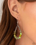 Piquant Pattern - Green Paparazzi Necklace