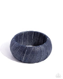 Denim Delight - Blue Paparazzi Bracelet