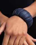 Denim Delight - Blue Paparazzi Bracelet