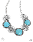 Cowboy Casanova - Blue Paparazzi Necklace