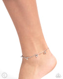 A SMILE A Minute - Silver Paparazzi Anklet