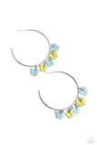 Bemusing Butterflies - Blue Paparazzi Earrings