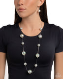 Park Avenue Pearls - Silver Paparazzi Necklace