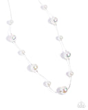Park Avenue Pearls - Silver Paparazzi Necklace