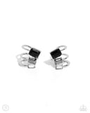 Impressive Shimmer - Silver Paparazzi Earrings
