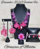 Glimpses of Malibu Pink Paparazzi Fashion Fix Set All Eyes On U 