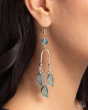 Winged Wardrobe - Blue Paparazzi Earrings