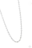 Its GOAL Time - Silver Paparazzi Necklace All Eyes On U Jewelry 
