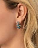 Modern HEART - Orange Paparazzi Earrings