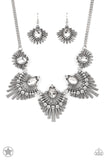 Miss YOU-niverse - Silver Paparazzi Necklace All Eyes On U Jewelry