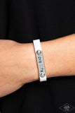 Love Life - White Paparazzi Bracelet All Eyes On U Jewelry