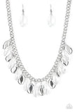 Paparazzi Fringe Fabulous White Paparazzi Necklace All Eyes On U