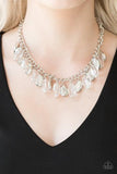 Paparazzi Fringe Fabulous White Paparazzi Necklace All Eyes On U