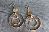 Paparazzi Earrings-Mechanical Mecca -Gold