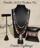 Sunset Sighting Multicolor Paparazzi Fashion Fix-Oct 2022 All Eyes On U Jewelry