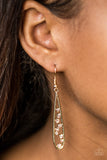 Here Comes The Reign Gold Papararzzi Earrings