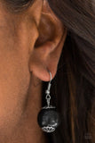 Paparazzi Wooden Necklace-Effortlessly Everglades - Black All Eyes On 