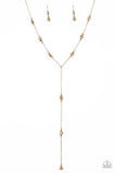 Paparazzi Necklace-STARLIGHT The Way - Brass All Eyes On U Jewelry