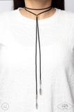 Lost On The Wind - Black Paparazzi Necklace All Eyes On U Jewelry