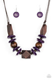 Pacific Paradis Purple Paparazzi Necklace