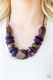 Pacific Paradis Purple Paparazzi Necklace