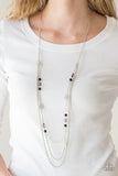 Pretty Pop-tastic! - Black Paparazzi Necklace All Eyes On U Jewelry