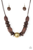 Grand Turks Getaway Brass Paparazzi Necklace All Eyes On U Jewelry
