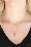 Paparazzi Necklace-Fierce Flirt - Copper All Eyes On U Jewelry