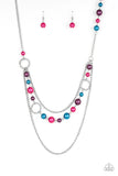 Party Dress Princess Multicolor Paparazzi Necklace All Eyes On U 