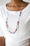Party Dress Princess Multicolor Paparazzi Necklace All Eyes On U 