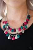 Paparazzi Multicolor Necklace-Life of the FIESTA All Eyes On U 