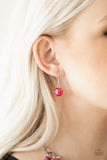 Paparazzi Necklace-The Upstater - Pink All Eyes On U Jewelry