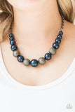 Color Me CEO Blue Paparazzi Necklace All Eyes On U Jewelry