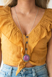 Paparazzi Necklace-Run Out Of RODEO - Purple All Eyes On U Jewelry
