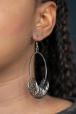 Halo Effect Black Paparazzi Earrings All Eyes On U