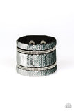 Paparazzi Green Sequin Wrap Bracelet-Mermaid Service All Eyes On U 