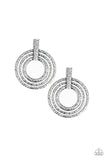 Ever Elliptica Silver Paparazzi Earrings