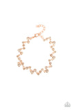 Starlit Stunner Copper Paparazzi Bracelet