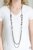 Modern Girl Glam - Black Paparazzi Necklace All Eyes On U Jewelry