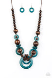 Boardwalk Party Blue Paparazzi Necklace All Eyes On U Jewelry