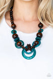 Boardwalk Party Blue Paparazzi Necklace All Eyes On U Jewelry