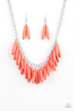 Full of Flavor Orange Paparazzi Necklace