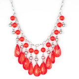 Beauty School Dropout Red Paparazzi Necklace