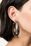 HOOPS! I Did It Again Black Paparazzi Earrings All Eyes On U