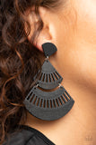 Oriental Oasis Black Paparazzi Earrings All Eyes On U Jewelry