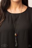 Fringe Flavor - Multicolor Paparazzi Necklace All Eyes On U Jewelry